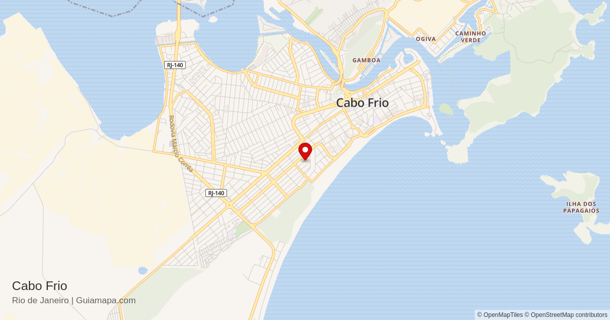 Mapa De Cabo Frio Rio De Janeiro Guiamapa