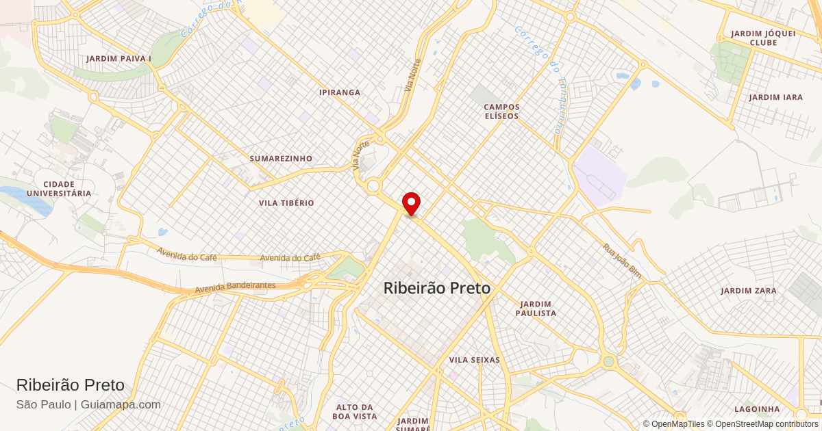 Mapa De Ribeir O Preto S O Paulo Guiamapa