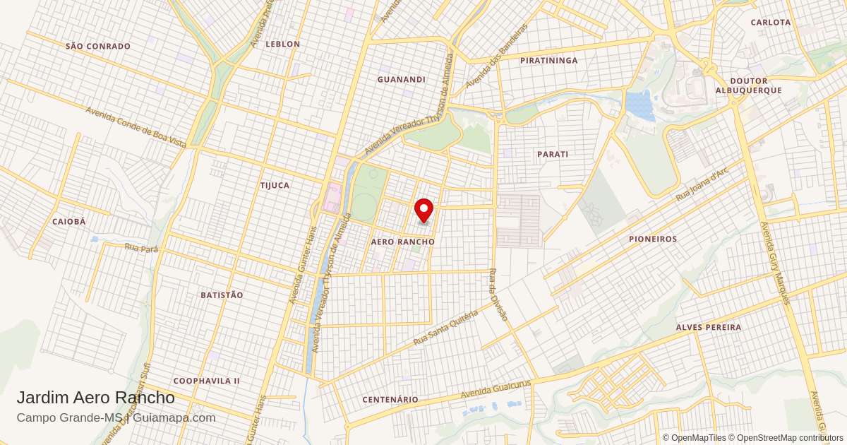 Bairro Jardim Aero Rancho - Campo Grande - MS