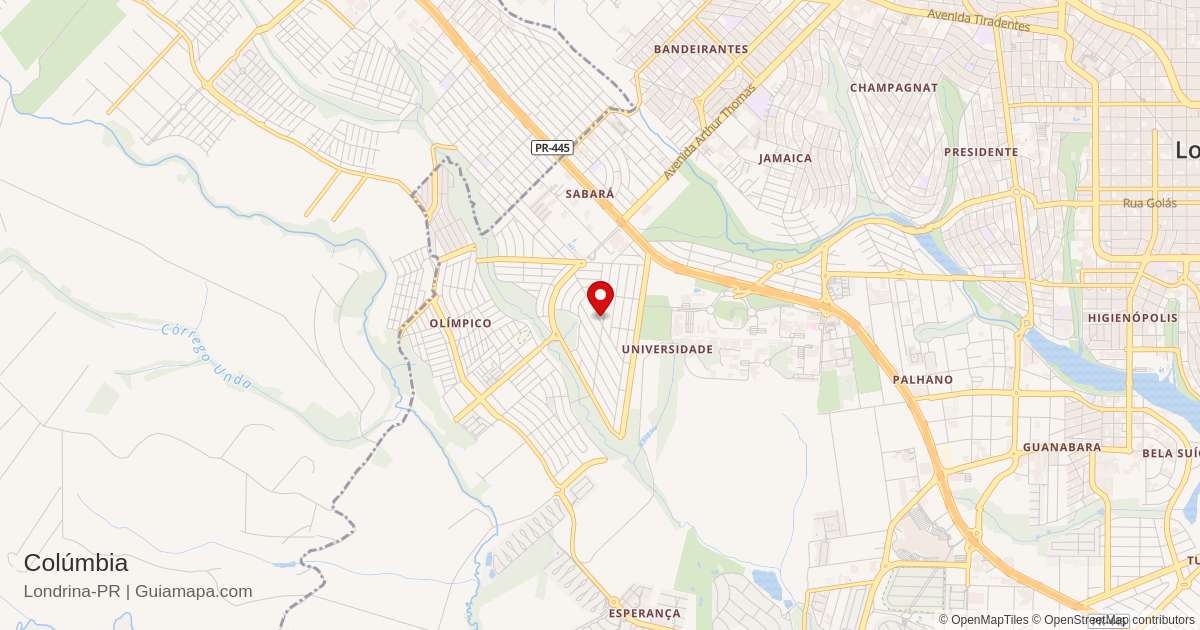 Bairro Colúmbia - Londrina - PR