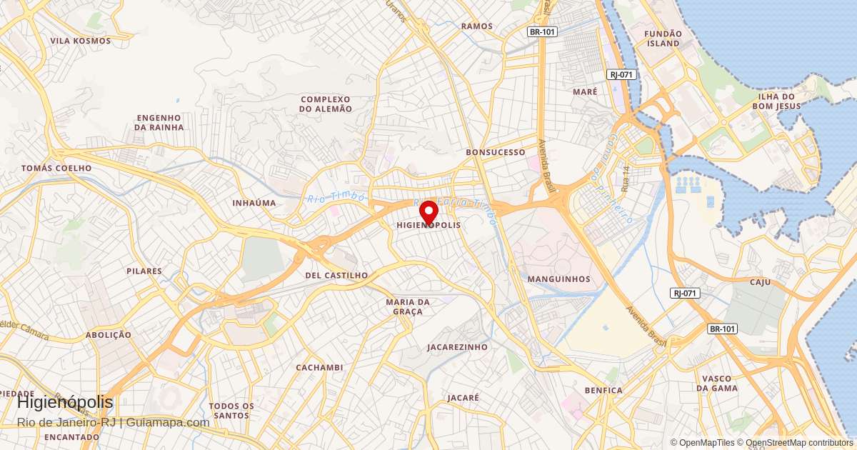 Bairro Higienópolis - Rio de Janeiro - RJ