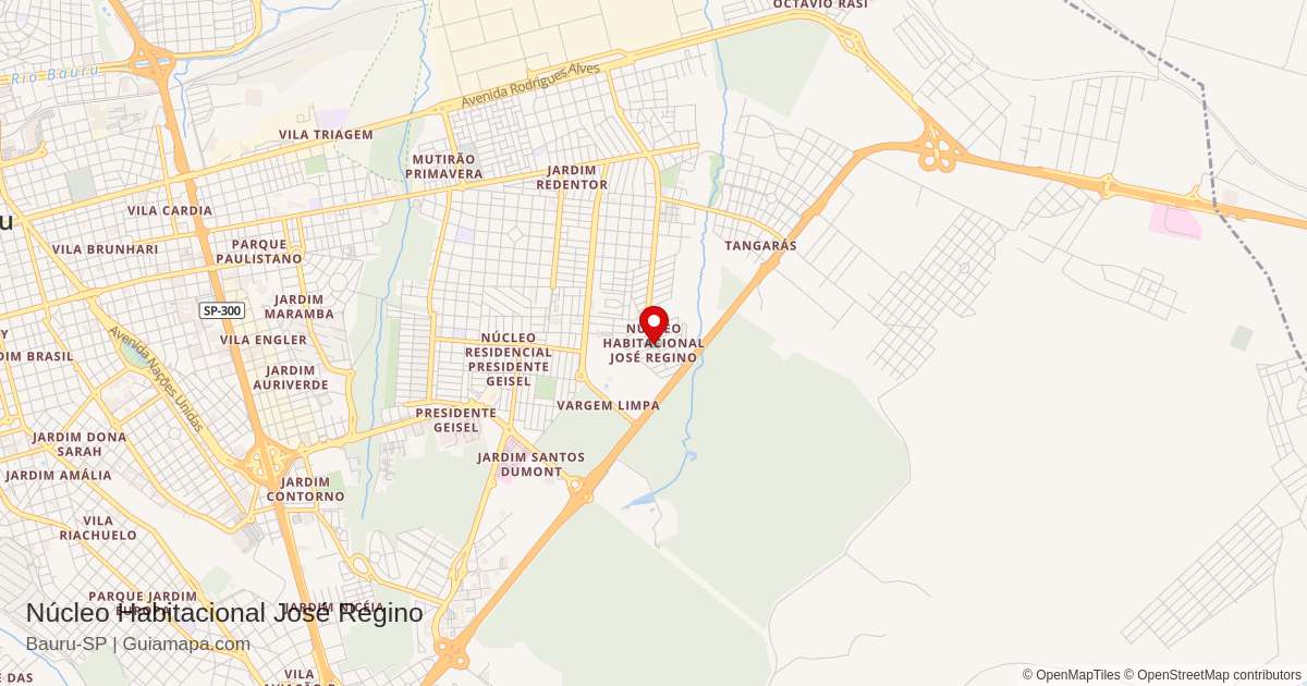 Bairro Núcleo Habitacional José Regino - Bauru - SP