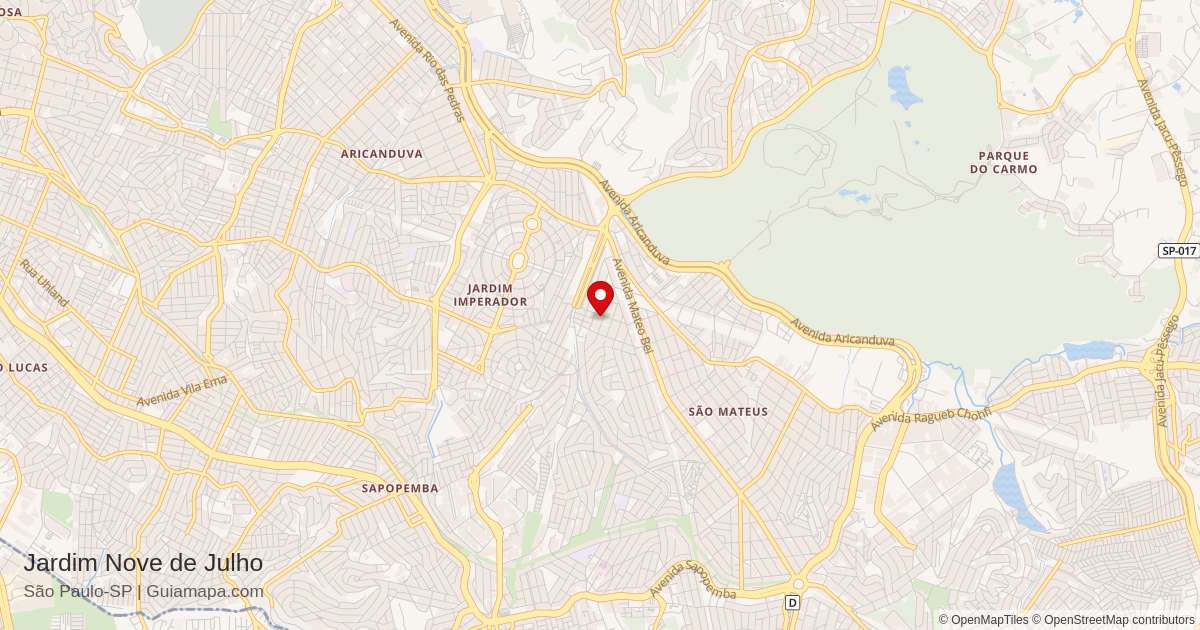 Bairro Jardim Nove de Julho - São Paulo - SP