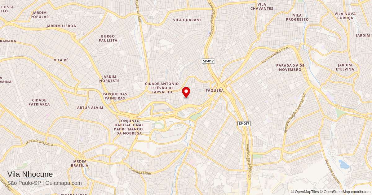 Bairro Vila Nhocune - São Paulo - SP