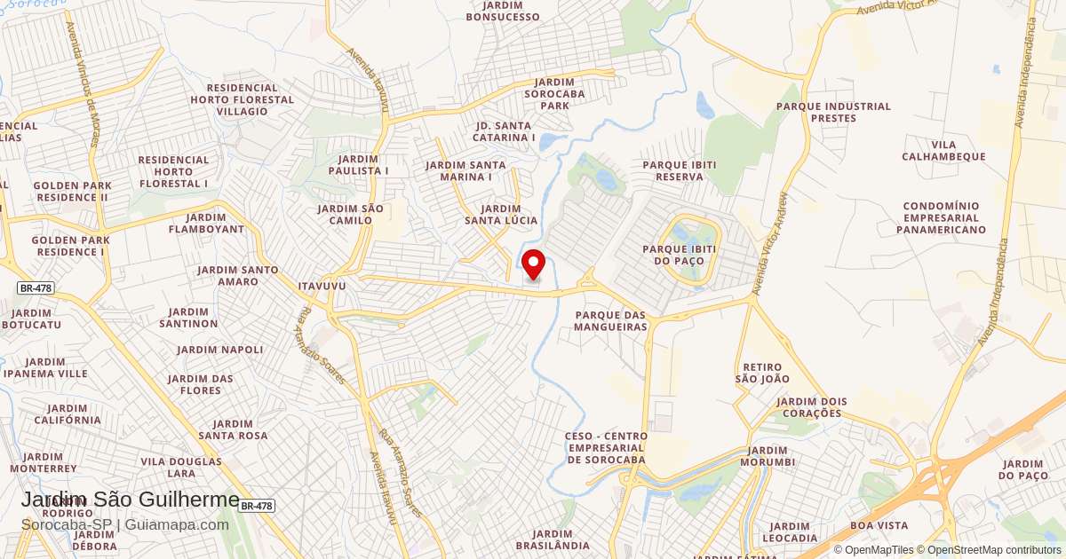 Bairro Jardim São Guilherme - Sorocaba - SP